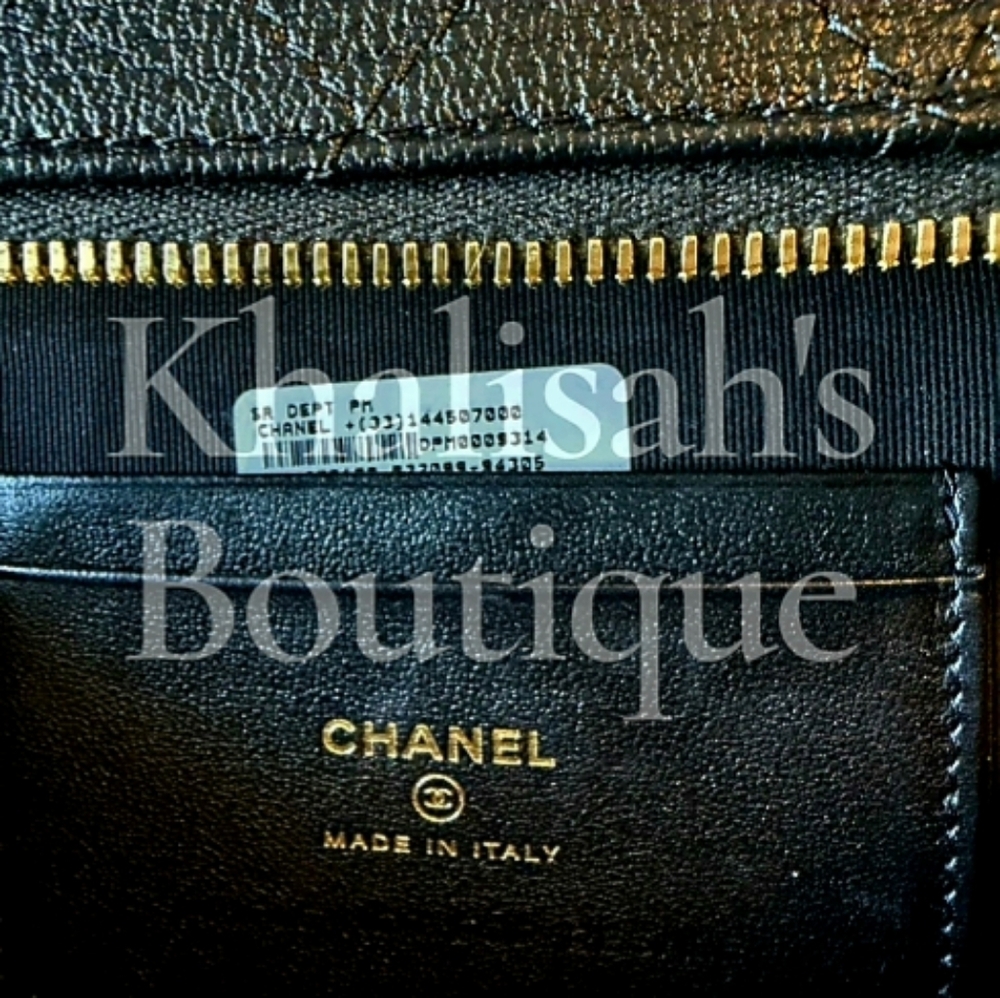 New in Box! Rare CHANEL CC SLIM VANITY CASE 26P QUILTED GOATSKIN Leather Fullset - Picture 12 of 16